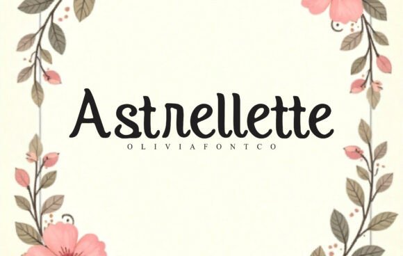 Astrellette: A Script Amp Font with Personality