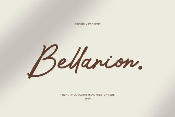 Bellarion: The Authentic Script Font Crafters Love