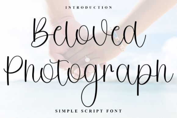 Beloved Photograph: A Script Font with Heart for Meaningful Branding
