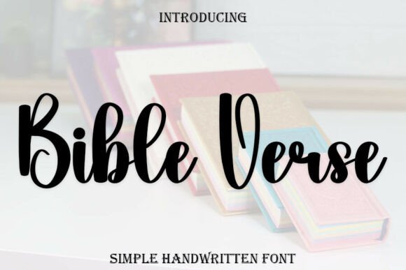 Bible Verse Font: Handwritten Warmth for Crafters & Sellers