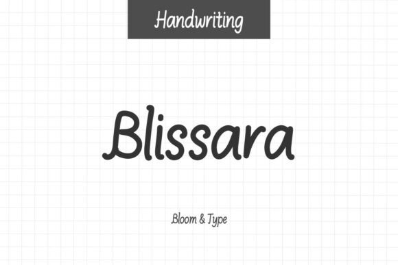 Blissara: A Gentle Handwritten Font for Modern Web Design
