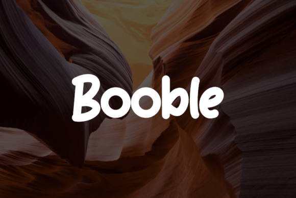 Booble: A Script Font That Elevates Small Business Branding