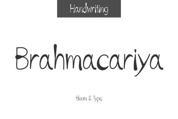 Brahmacariya Script Font: A Handcrafted Branding Essential
