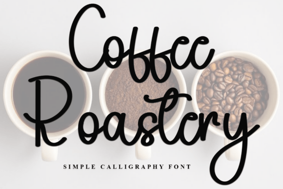 Coffee Roastery Font: A Soft Script with Distinctive Strokes