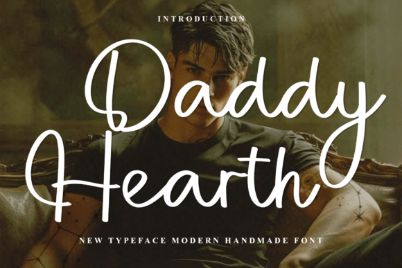 Daddy Hearth: A Festive Script Font for Branding