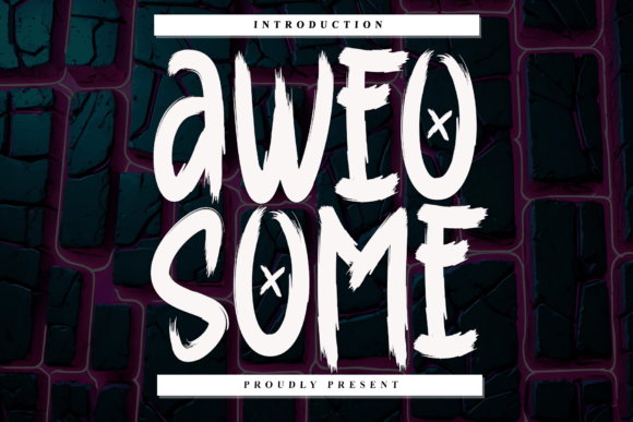 Discovering Aweosome: A Script Font with Editorial Charm