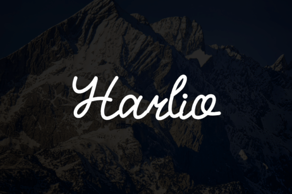 Harlio: A Graceful Handwritten Font for Editorial Flow