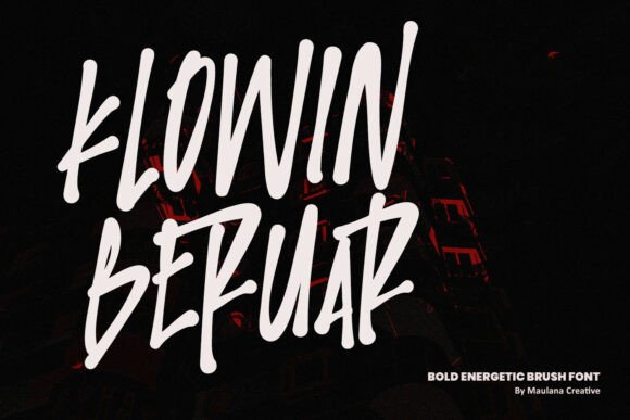 Klowin Beruar: A Bold Display Font for Editorial Design