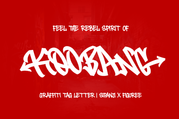 Koobang: A Graffiti Font That Powers Editorial Design
