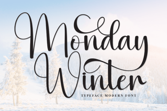 Monday Winter Font: A Whimsical Touch for Editorial Design