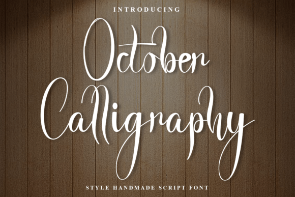 October Calligraphy: A Font That Feels Like Autumn