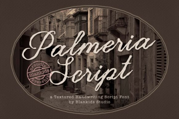 Palmeria: When a Script Font Feels Like a Design Asset