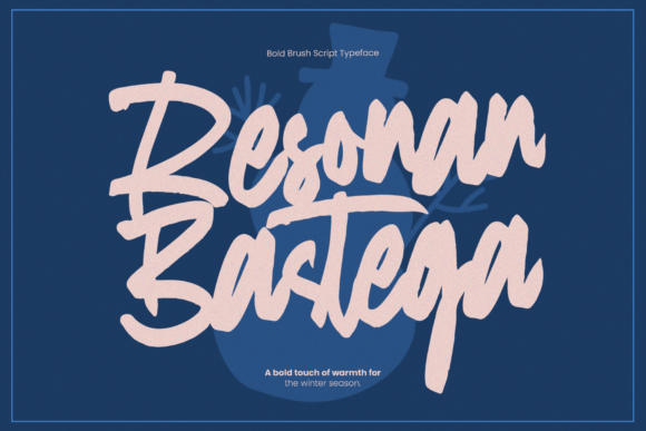 Resonan Bastega: A Bold Brush Script Font for Web Designers