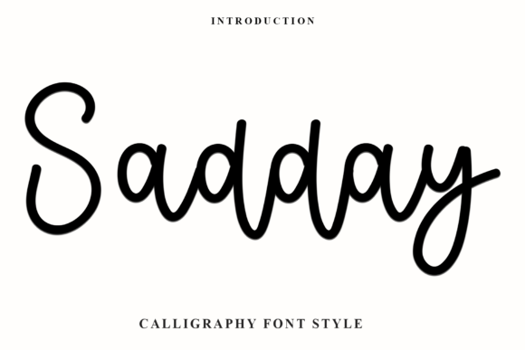 Sadday Font Review: A Festive Script for Campaigns