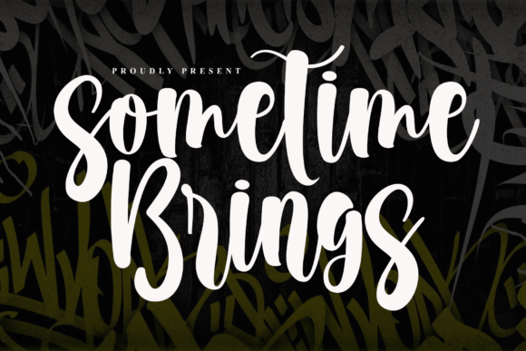 Sometime Brings: A Script Font for Editorial Design