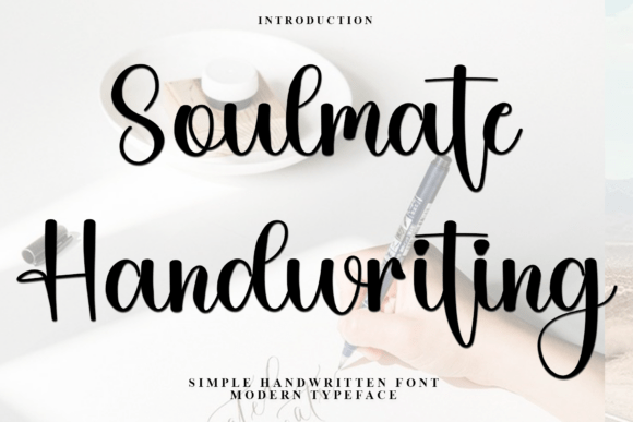 Soulmate Handwriting: The Script Font for Handmade Products