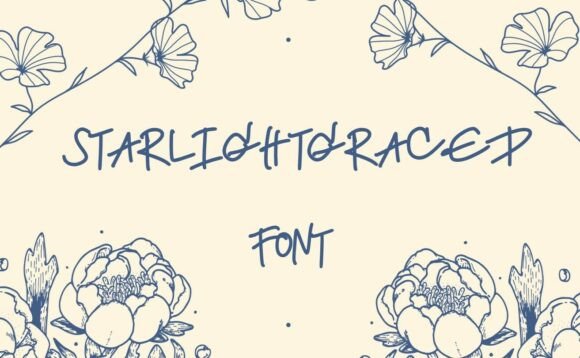 Starlightgraced: A Handwritten Font for Editorial Warmth